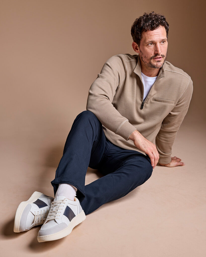 Male Cotton Traders model wearing their clothing